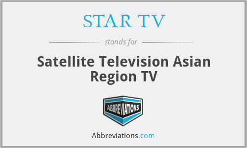 STAR TV - Satellite Television Asian Region TV